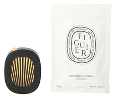 Diptyque vent clip attachment enables precise aroma control in your car