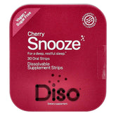 DISO Snooze strip packaging for convenient, travel-friendly sleep support.