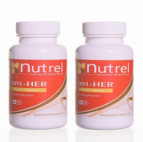 Diviher Advance Formula bottle front showing natural ingredients for digestive support.