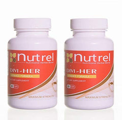 Diviher Advance Formula bottle front showing natural ingredients for digestive support.