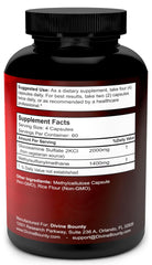 Divine Bounty MSM capsules highlighting synergistic joint care.