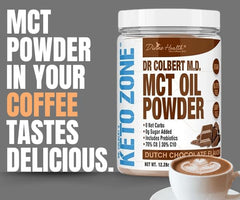 Divine Health Keto Zone MCT Powder baking-friendly for tasty keto treats