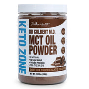 Divine Health Keto Zone MCT Powder label front supports keto-friendly energy