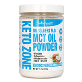 Divine Health Keto Zone MCT Powder coconut cream flavor package, premium keto option.