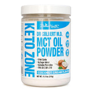 Divine Health Keto Zone MCT Powder coconut cream flavor package, premium keto option.
