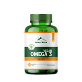 Divya Himalayan vegan omega-3-6-9 bottle image shows plant-based wellness for daily heart and brain support.