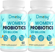 Dmeisy 120 Billion CFU bottle pour promotes easy daily probiotic support for menopause