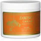 DMSO Rose Cream 4oz bottle close-up for soothing skin care