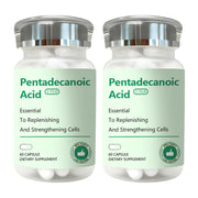 DNOUHN pentadecanoic acid bottle pouring for convenient daily support.