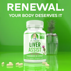 Doctor Danielle Liver Assist capsules closeup, convenient daily use