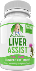 Doctor Danielle Liver Assist milk thistle bottle for daily liver-focused routine