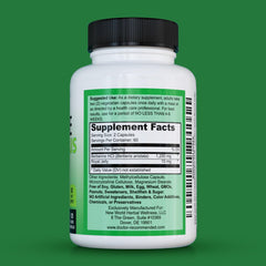 Berberine Plus capsules closeup with vegan capsules