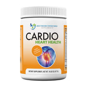 DOCTOR RECOMMENDED SUPPLEMENTS Cardio Heart Health powder bottle – supports nitric oxide balance.