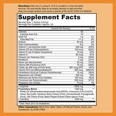 DOCTOR RECOMMENDED SUPPLEMENTS Cardio Heart Health powder scoop with tart cherry flavor for enjoyable daily use.
