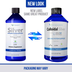 Doctor Recommended Supplements colloidal silver pour demonstrating easy dosing