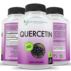 DOCTOR RECOMMENDED SUPPLEMENTS quercetin 1000mg bottle for daily wellness support