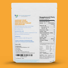 DOCTOR RECOMMENDED SUPPLEMENTS Silver Lozenges with mint cooling flavor soothing the throat on the go.
