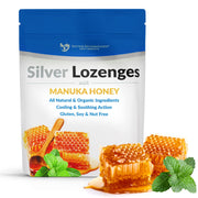 Doctor Recommended Supplements silver lozenges package shows all-natural immune support