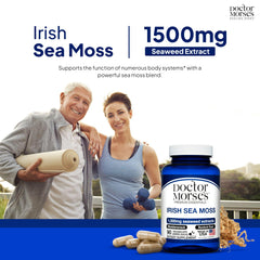 Label close-up highlighting bladderwrack and burdock root ingredients for nutrient support