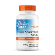 Doctor's Best CoQ10 200 mg con BioPerine: cápsulas suaves para energía diaria