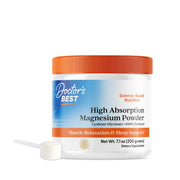 Doctor's Best high absorption magnesium powder bottle for daily wellness