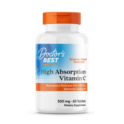Doctor's Best High Absorption Vitamin C bottle with PureWay-C offers immune support