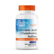Doctor's Best Hyaluronic Acid with BioCell Collagen bottle front for joint and skin support