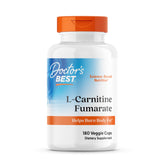 Doctor's Best L-Carnitine Fumarate bottle label highlights purity and energy support.