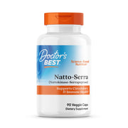 Doctor's Best Natto-Serra bottle front with vegan capsules suggesting circulatory support.