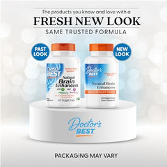 Close-up of Doctors Best capsules for daily focus and attention