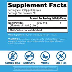 Doctor's Best Noni Concentrate capsules on a bright surface for quick use