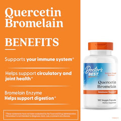 Bromelain enzyme detail in Doctor's Best Quercetin Bromelain product