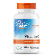 Doctor's Best Vitamin C with Q-C bottle cap close-up highlighting quality and reliability for immune support