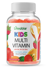 Doctors Orders Kids multivitamin gummies in fruity flavors for daily nutrition.