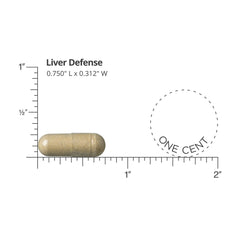 DOCTORS' PREFERRED Liver Defense label close-up showing key ingredients.