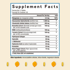 Close-up of Doctor's Recipes tablets ready for daily joint support.