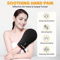 Doinart red light hand glove palm view showing flexible fit for everyday use