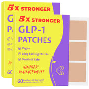 Domisport GLP-1 patches on package; convenient daily wellness option.