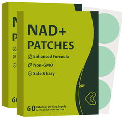 Domisport NAD Patches packaging shown for easy daily use and long supply.