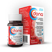 Dona Crystalline Glucosamine Sulfate bottle front promoting daily joint support.