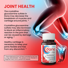 DONA two caplets provide a daily dose with water.