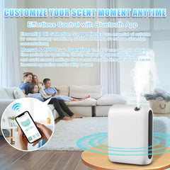 Dongzhen diffuser with app control enables quick scheduling and mode changes.