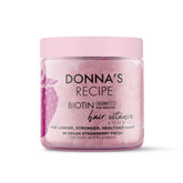 Donna's Recipe by Tabitha Brown bottle of strawberry biotin gummies for daily hair and nails support.