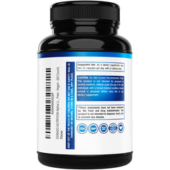 Dorado Nutrition ALA 600mg label detail showing ingredients and testing