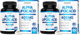 Dorado Nutrition Alpha Lipoic Acid 600mg bottle front view highlighting antioxidant support