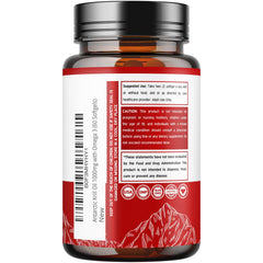 Dorado Nutrition Antarctic Krill Oil label highlighting astaxanthin and phospholipids.
