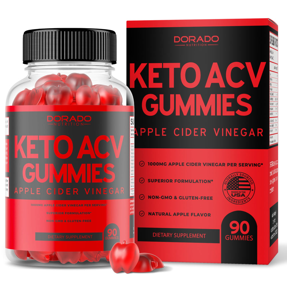 DORADO NUTRITION Keto ACV Gummies bottle supports daily metabolism.
