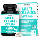 Dorado Nutrition multi collagen capsules in bottle for daily wellness support
