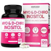 DORADO NUTRITION Myo-Inositol & D-Chiro Inositol bottle front highlighting the product
