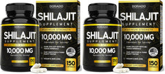 Dorado Nutrition Shilajit Pure bottle closeup highlighting a premium mineral supplement for daily vitality.